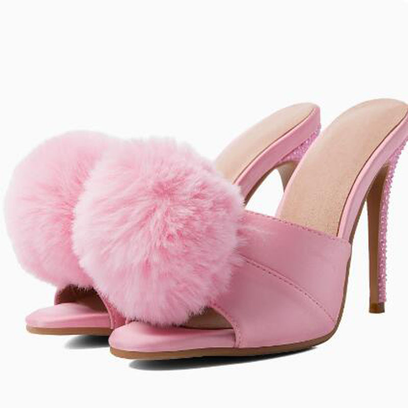 Slip Dress Satin - Sandal Hak Tinggi Wanita Berbahan Satin