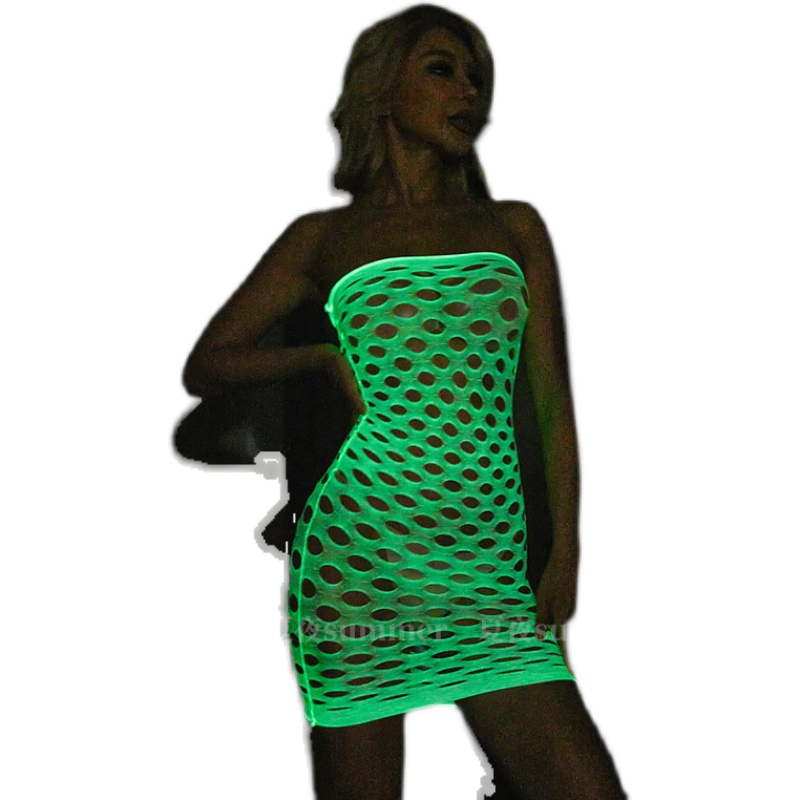 Bodystocking Jaring Bercahaya  - Bodystocking Fishnet ulasan dan harga