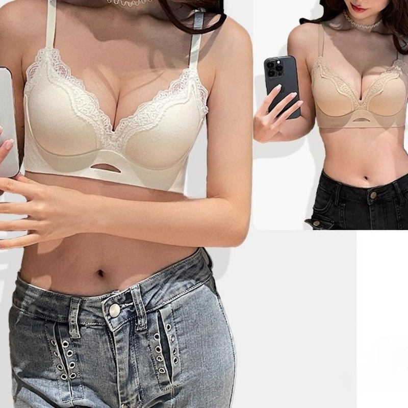 Bralette Matte Elegan dengan R - Bralette Wireless Soft ulasan dan harga