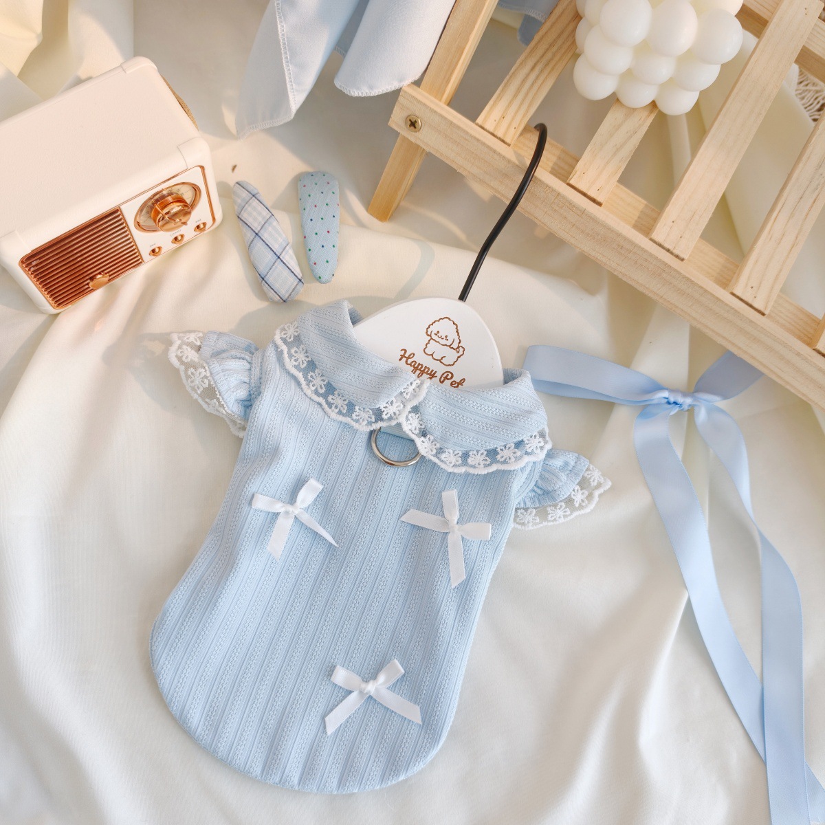 Rompi Renda Pita Pet Spring, K - Lace Teddy Lingerie ulasan dan harga