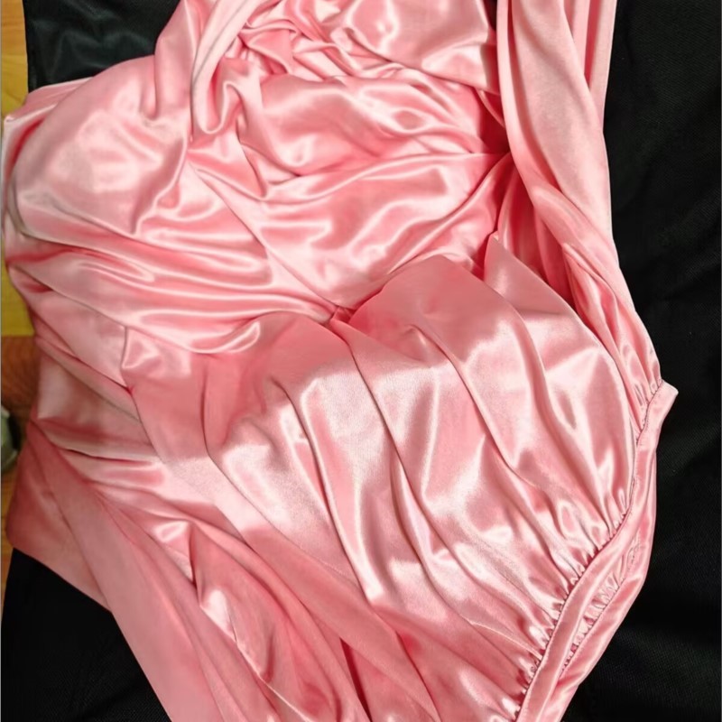 Gaun Tidur Sutra Es Mengkilap  - Robe Silk Women ulasan dan harga