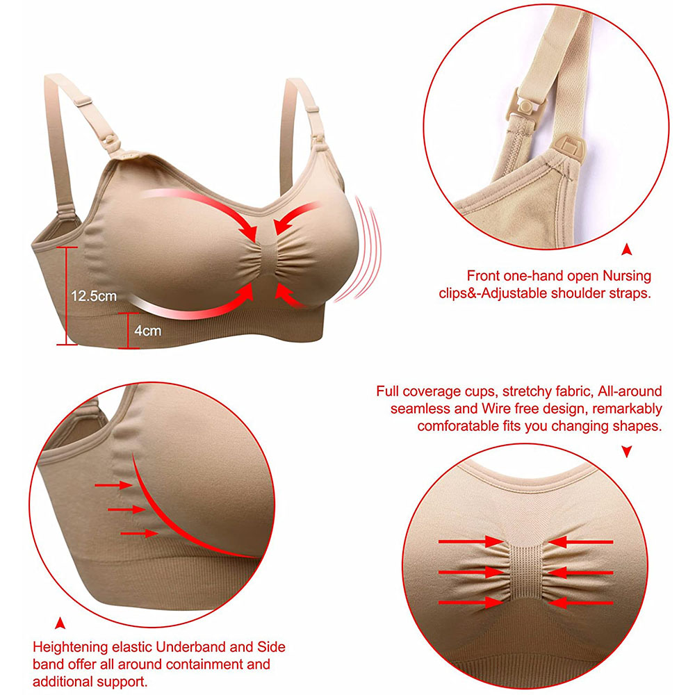 Pakaian Menyusui Tanpa Kawat,  - Nursing Bra Sleep ulasan dan harga