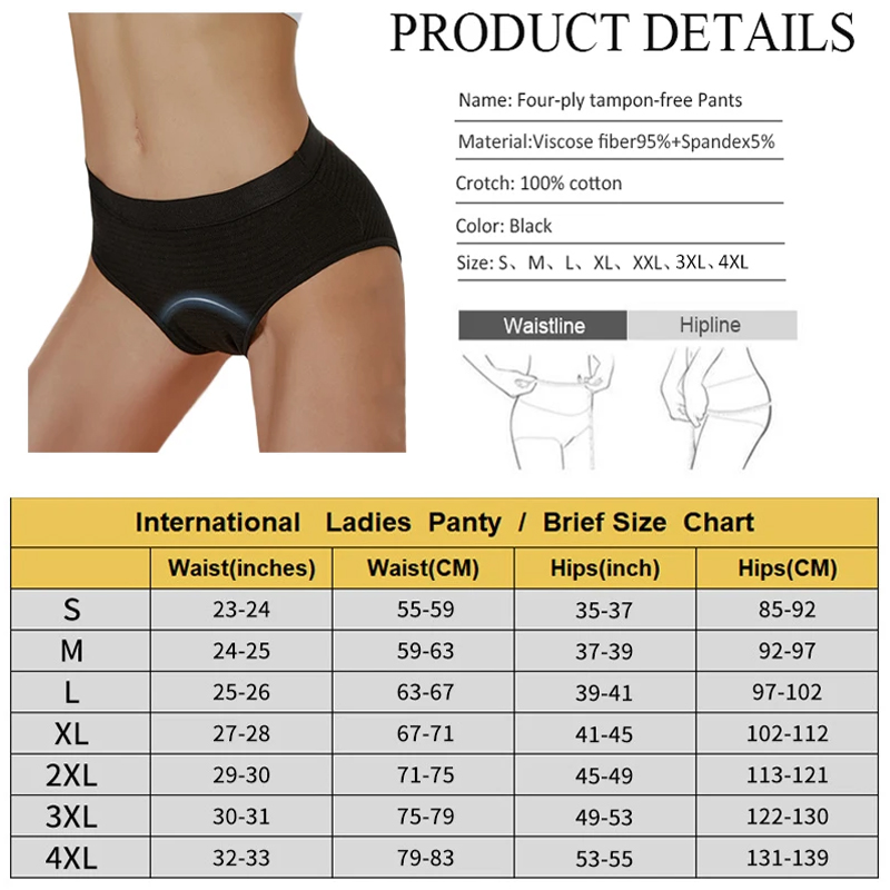 2 Buah Celana Dalam Menstruasi - Period Panty Absorbent ulasan dan harga